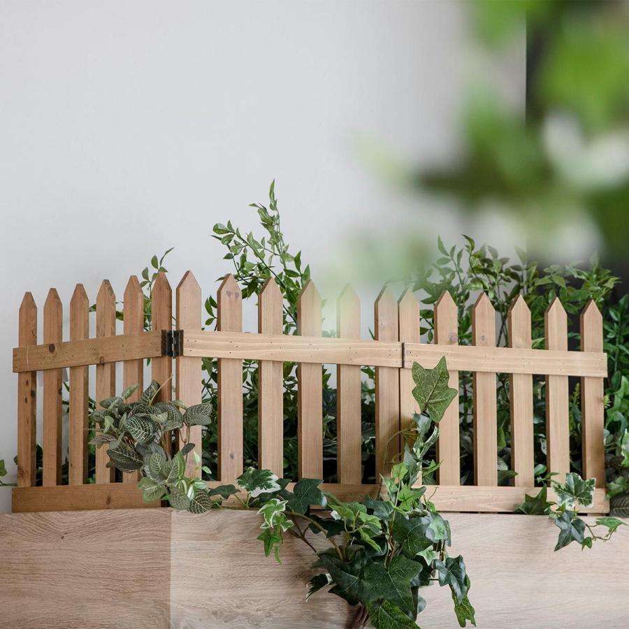 ガーデンフェンス ルオント・ウッドフェンス 3連 （ フェンス 柵 木製