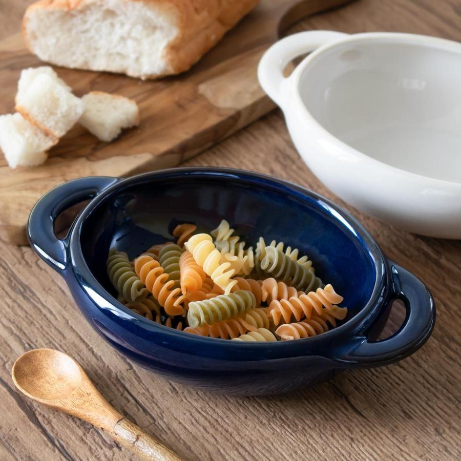 グラタン皿 12.5cm 窯変 陶器 （ 食洗機対応 電子レンジ対応 耐熱皿 耳