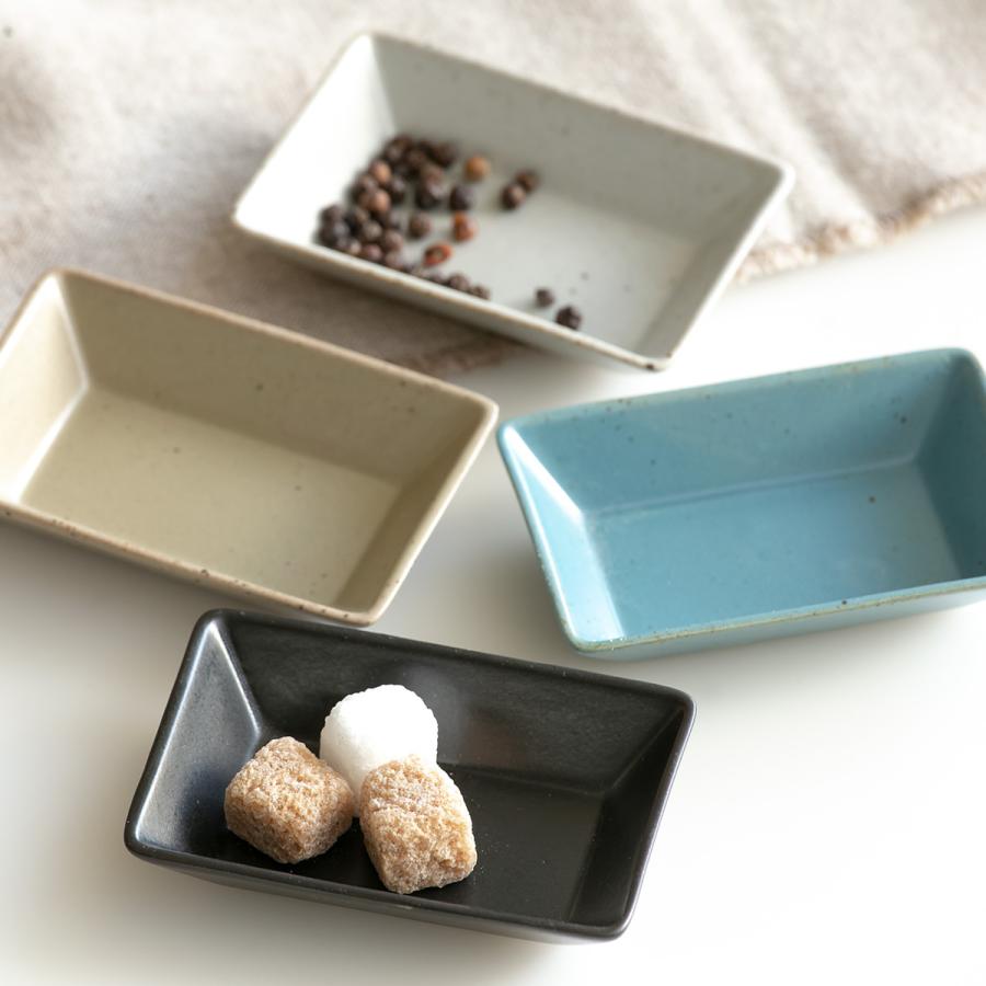 プレート 8.5cm S KASANE レクタングル 陶器 （ 食洗機対応 皿 角皿