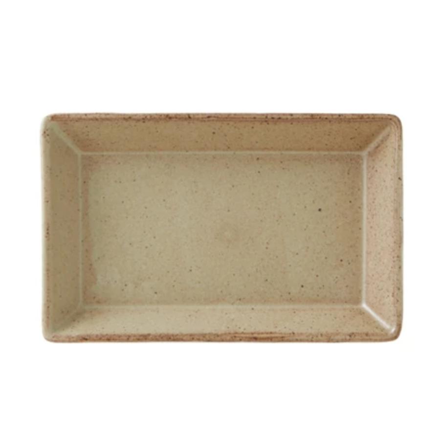 プレート 8.5cm S KASANE レクタングル 陶器 （ 食洗機対応 皿 角皿