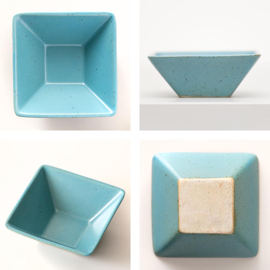 ボウル 8.5cm S KASANE スクエア 陶器 同色4個セット （ 食洗機対応 皿