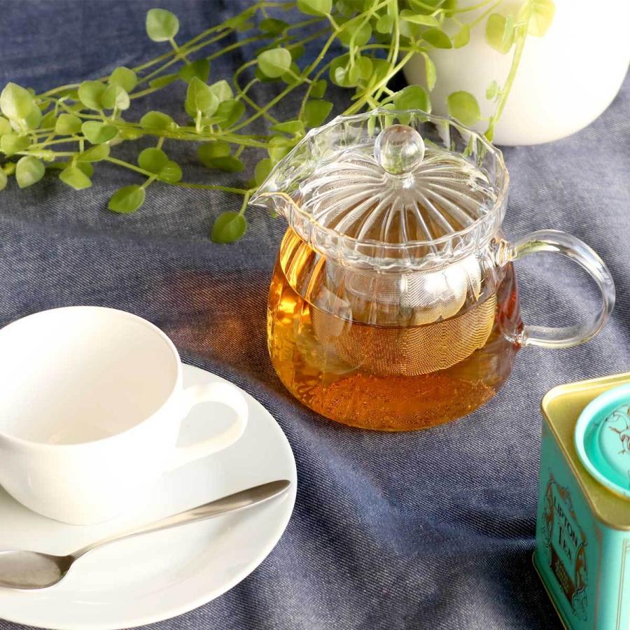 ティーポット 450ml 茶こし付き フリル 耐熱ガラス 電子レンジ対応 紅茶ポット ストレーナー 茶こし ティーサーバー 紅茶 お弁当グッズのカラフルボックス 通販 Yahoo ショッピング