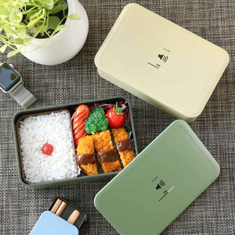 HAKOYA 弁当箱 1段 600ml クリア―塗装 VOLUME S （ レンジ対応 食洗機