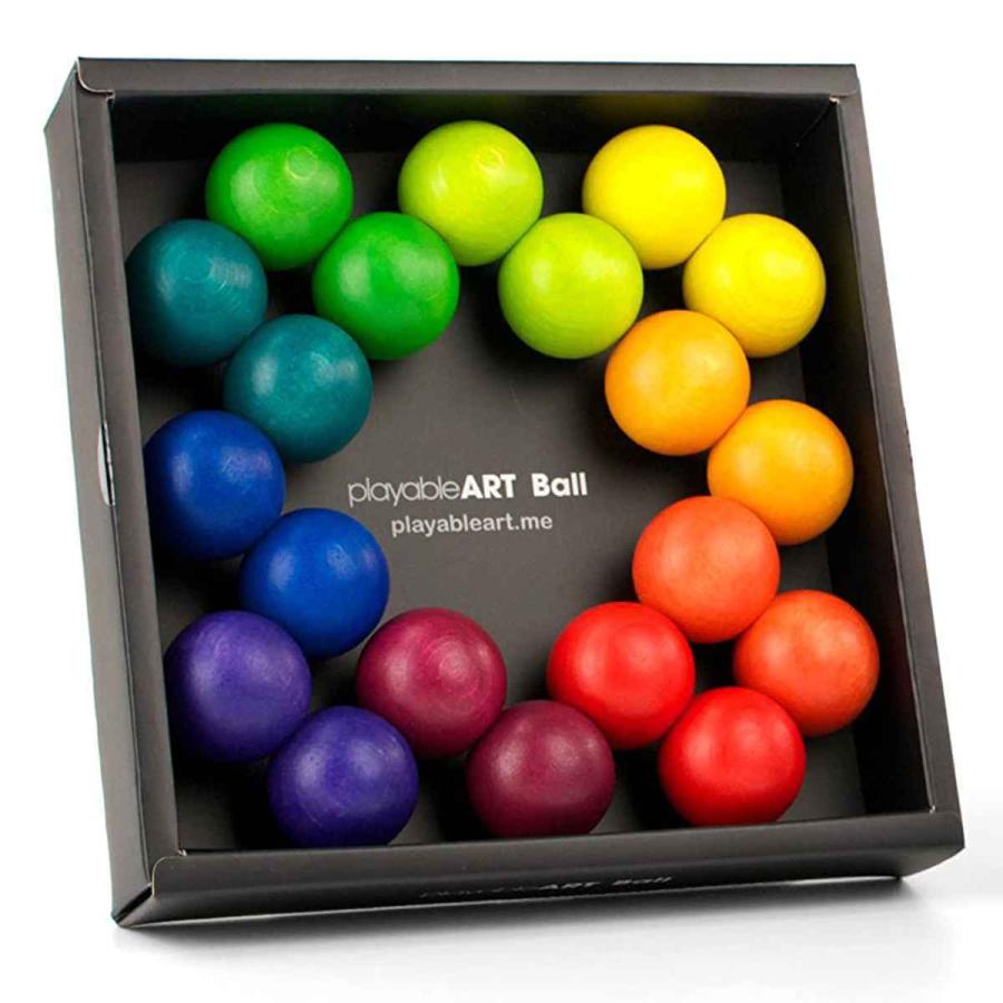 おもちゃ 木製 知育 Playableartball 知育玩具 アートボール 木 木製ボール ボール 木玉 木のおもちゃ 木製玩具 玩具 フィギュア 子ども お弁当グッズのカラフルボックス 通販 Yahoo ショッピング