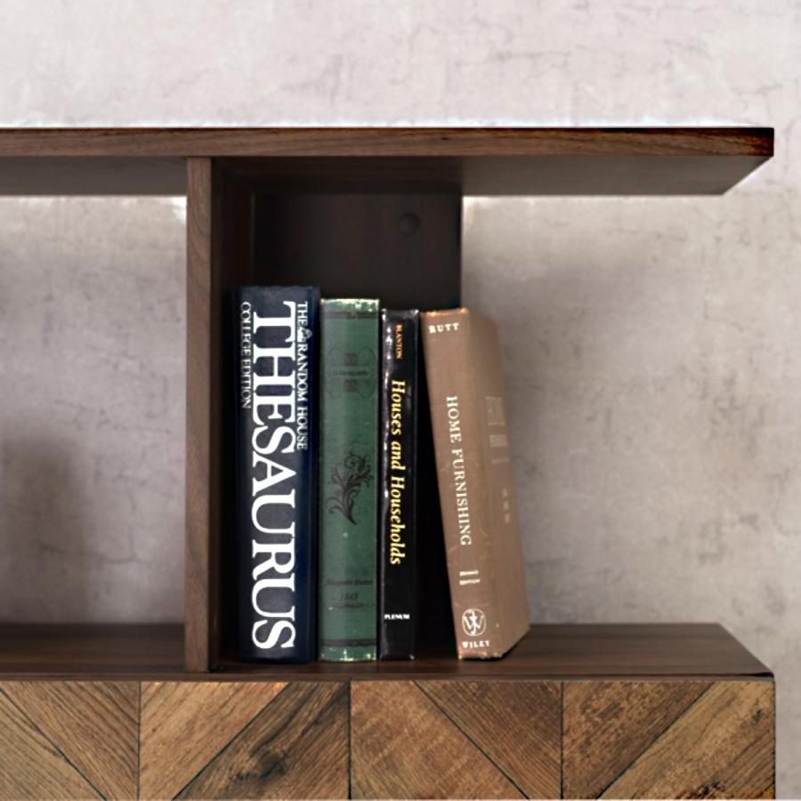 HAGiHARA（萩原） オープンラック 3段 ディスプレイラック 矢貼り風