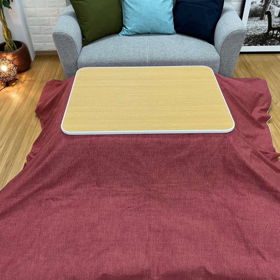 こたつ布団カバー 185×185cm 正方形 綿100％ 日本製 （ こたつ布団