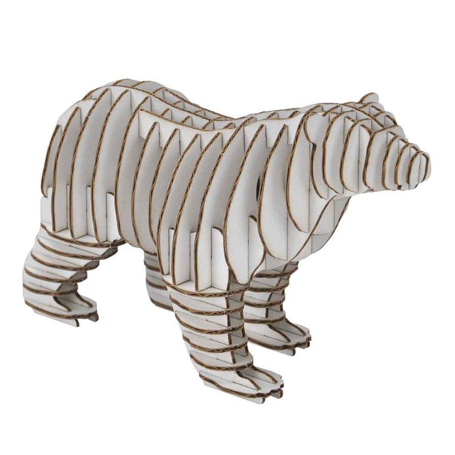 工作キット ダンボール製 Grid ホッキョクグマ ダンボール 段ボール 動物 おもちゃ ペーパークラフト 工作 子ども キッズ 組み立て 手作り キット お弁当グッズのカラフルボックス 通販 Yahoo ショッピング