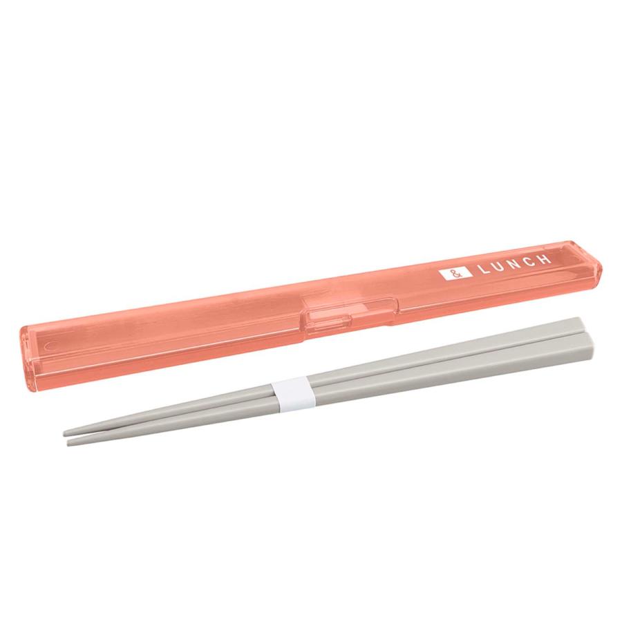 OSK（オーエスケー） 箸箱セット スリム 箸 18cm 抗菌 STOCK&LUNCH