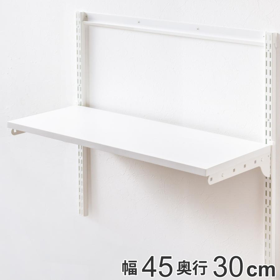 壁面収納 棚 幅45cm×奥行30cm TSセット フィットラック （ 棚板 木製