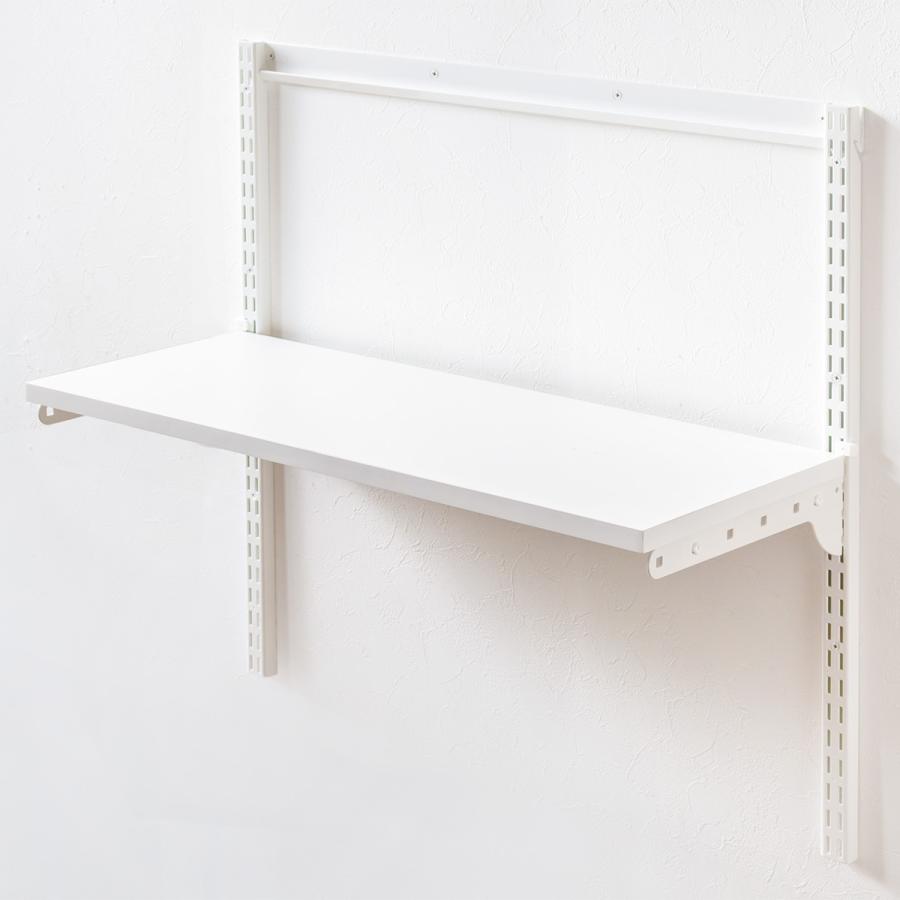 壁面収納Fitrackフィットラック_DIY_デッドスペース収納幅90×奥行30 壁面収納 棚 幅90cm×奥行40cm TSセット フィットラック （ 棚板 木製