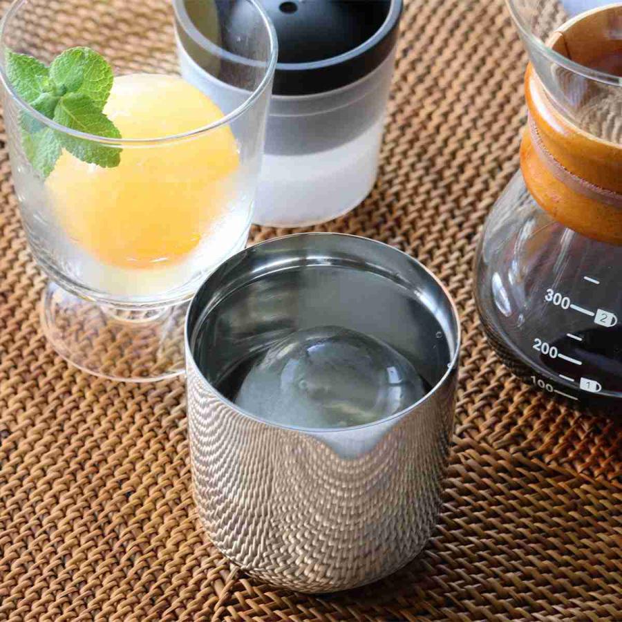 製氷器 俺の丸氷 タンブラーセット ステンレス ( 日本製 二重構造 製氷機 製氷皿 製氷カップ 丸氷 タンブラー 丸 丸い氷 製氷 like it )|colorfulbox|03