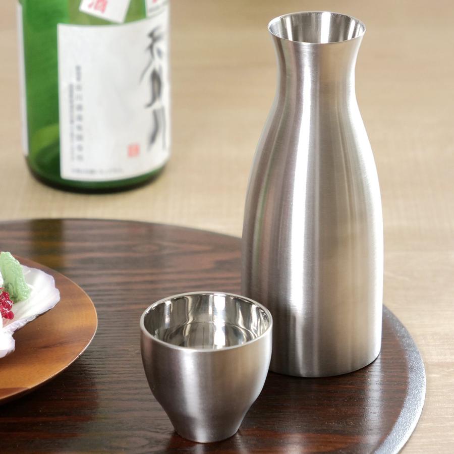 酒器セット 徳利 お猪口 おうち居酒屋 ステンレス （ 酒器 とっくり