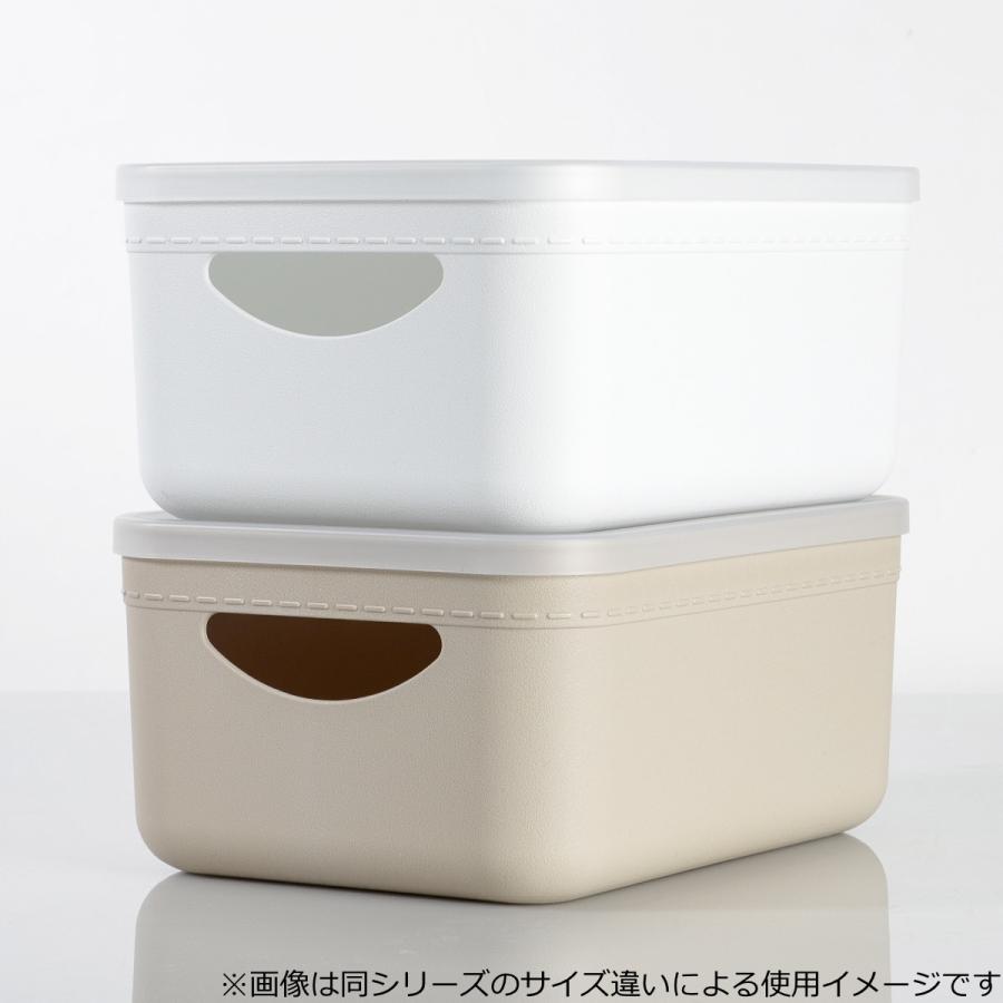 収納ボックス やわらか収納ケース ハーフ深型 （ 幅25.5×奥行18.5×高さ23cm 収納 カラーボックス インナーボックス 日本製 持ち手付き キッチン 小物 ）｜colorfulbox｜16
