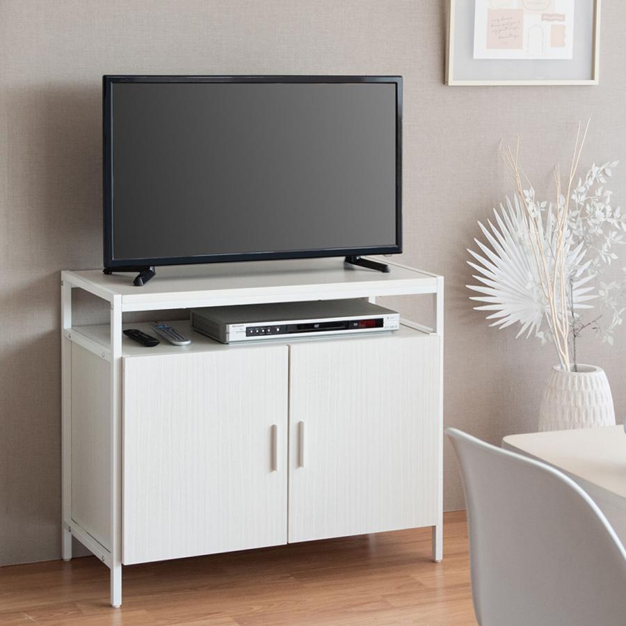 テレビ台 幅80cm ハイタイプ オープン収納付 キャビネット （ テレビ