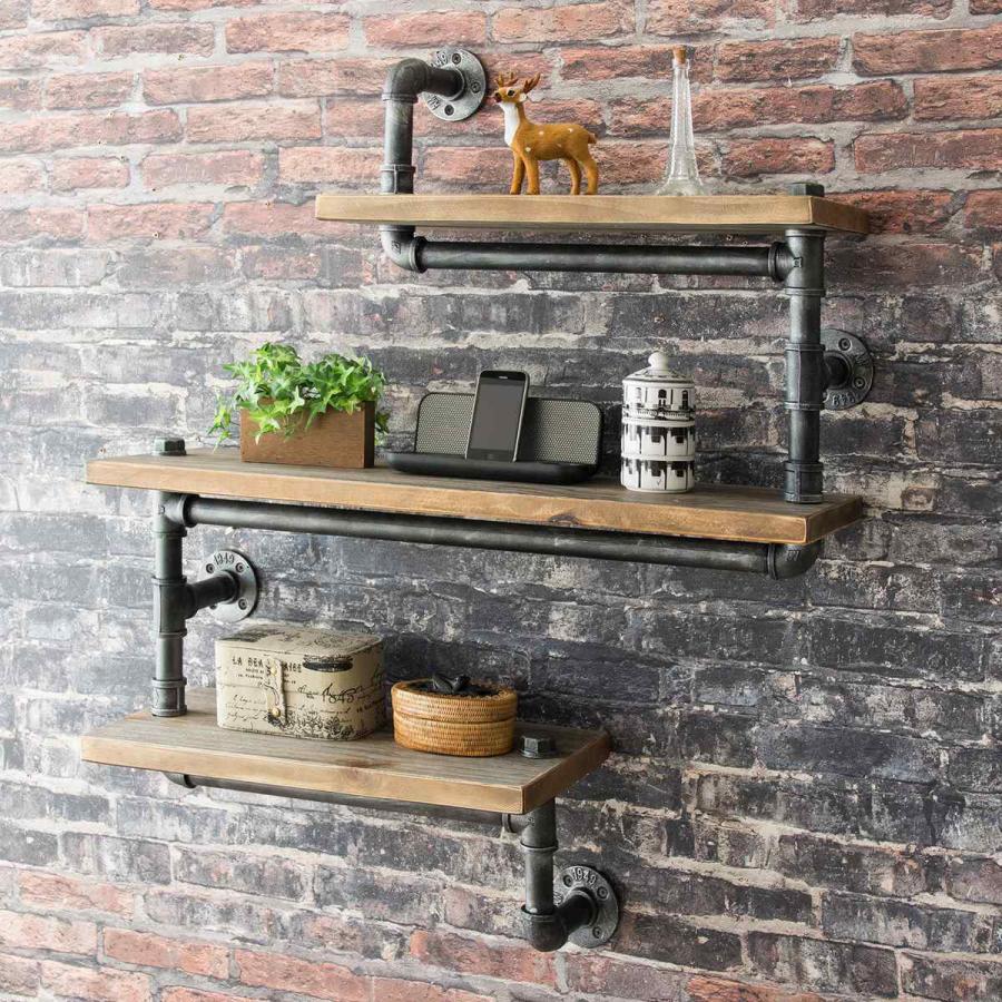 ウォールディスプレイ　おしゃれ　インダストリアル maisonplus_lfs-591b