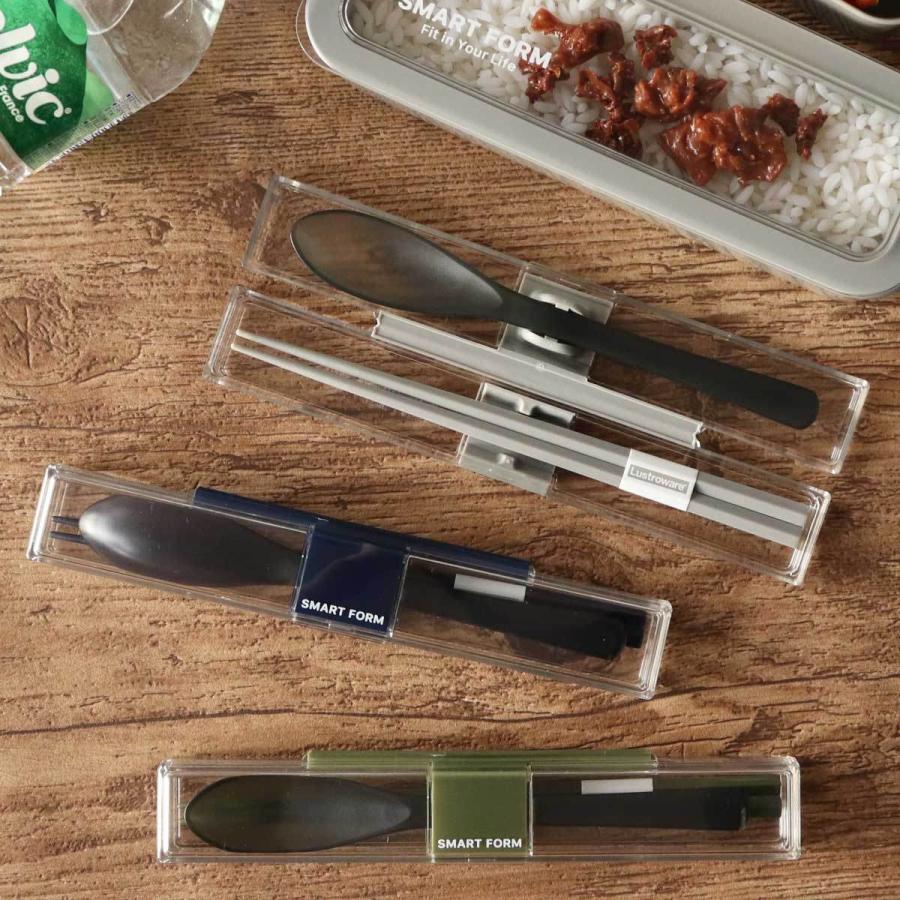 コンビセット 箸 スプーン 19.5cm とっても強いケース入り （ お箸