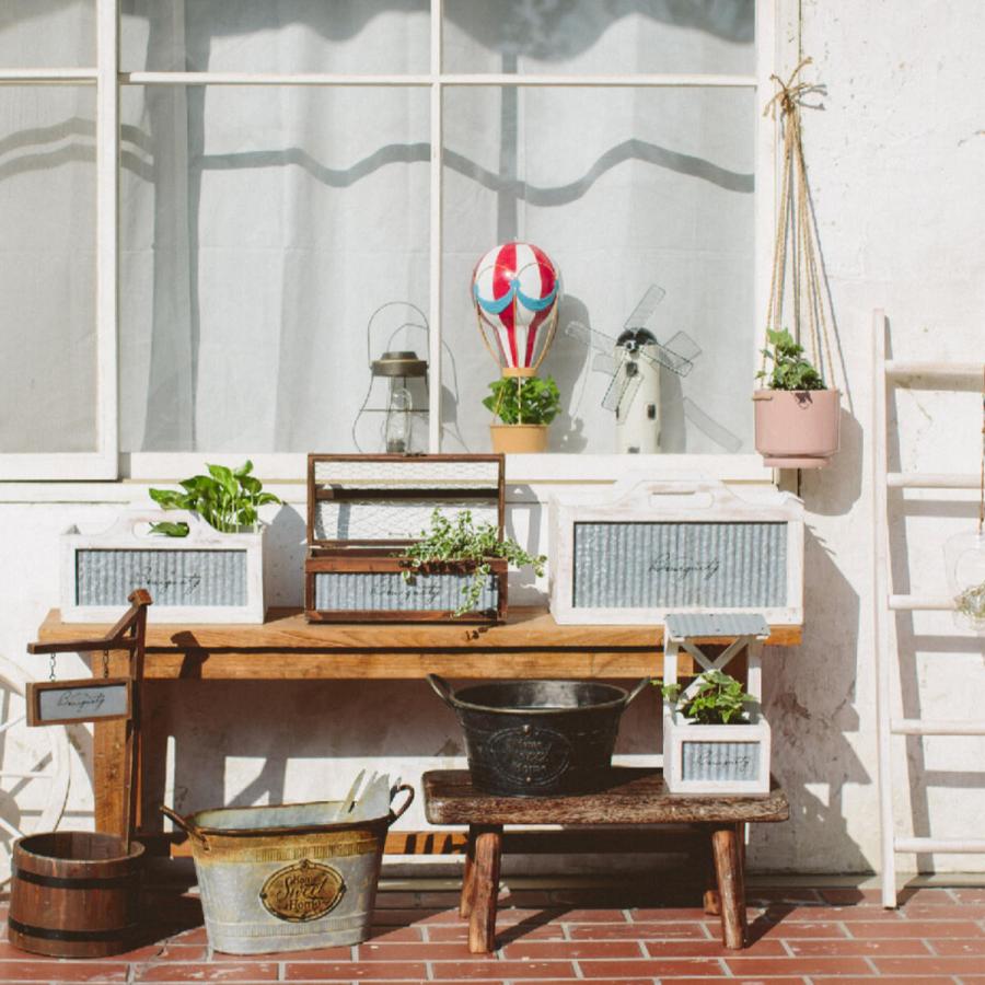 プランター バルーン アイアン （ 植木鉢 ハンギングポット プラント