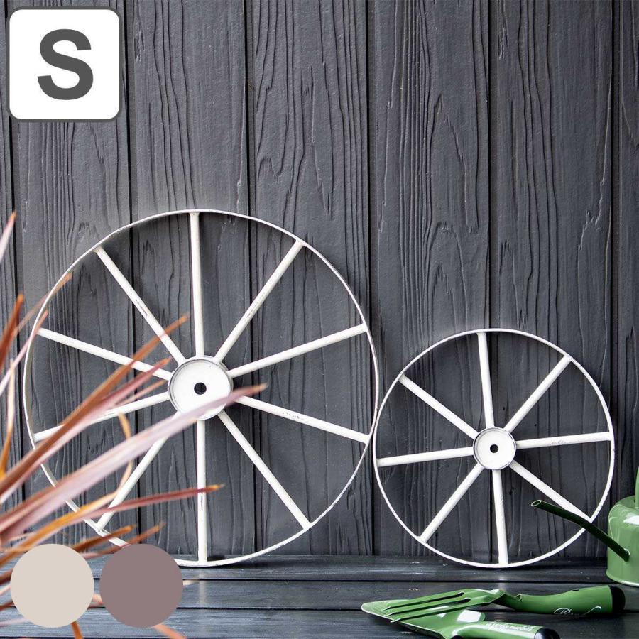 年末のプロモーション大特価! ガーデニング アイアン ホイール ガーデニング雑貨 木製 車輪型オーナメント 直径40cm アンティーク 置物 飾り オシャレ おしゃれ ディスプレイ ショップデザイン ホイール型 ガーデン ガーデニング エクステリア