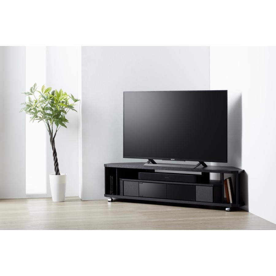 朝日木材加工 テレビ台 ローボード キャスター付 ヌック 幅140cm