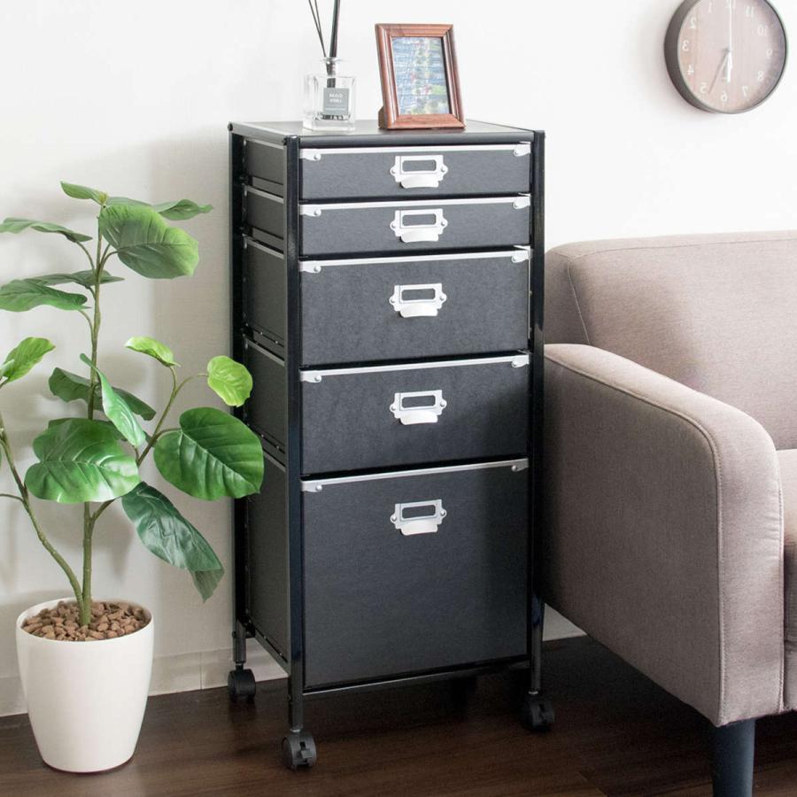 宮武製作所 チェスト A4 5段 （ 幅39×奥行31×高さ88.5cm 多段チェスト