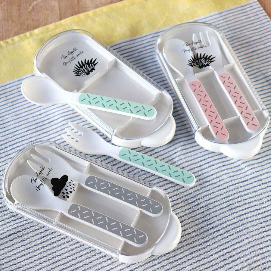 コンビセット スプーン フォーク Mamma （ 食洗機対応 スライド式