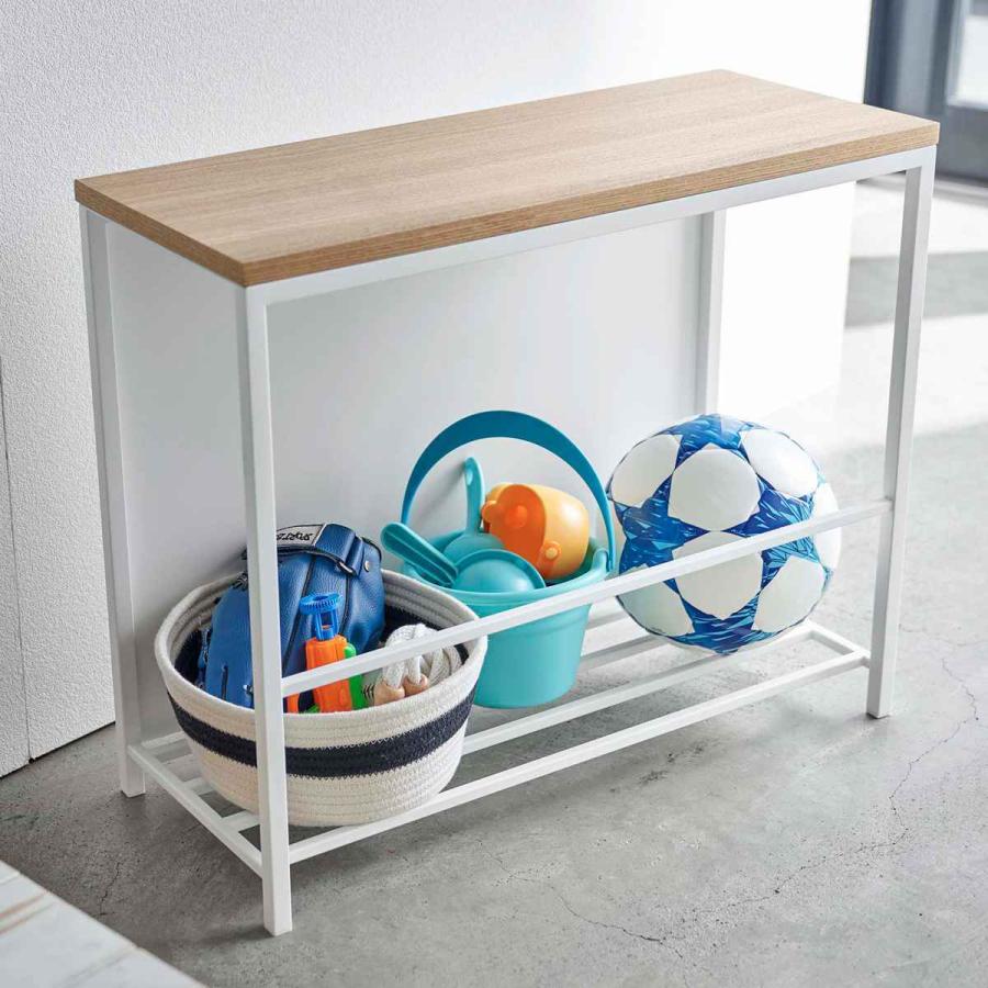 tower 特典付き 山崎実業 収納付き玄関ベンチ タワー （ 4903208056700