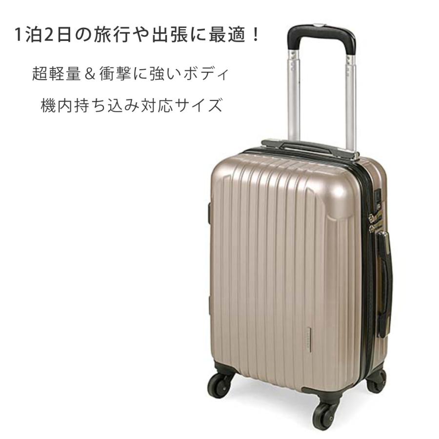 在庫処分特価） キャリーケース 1泊宿泊 24L サイド取っ手付 LEGEND