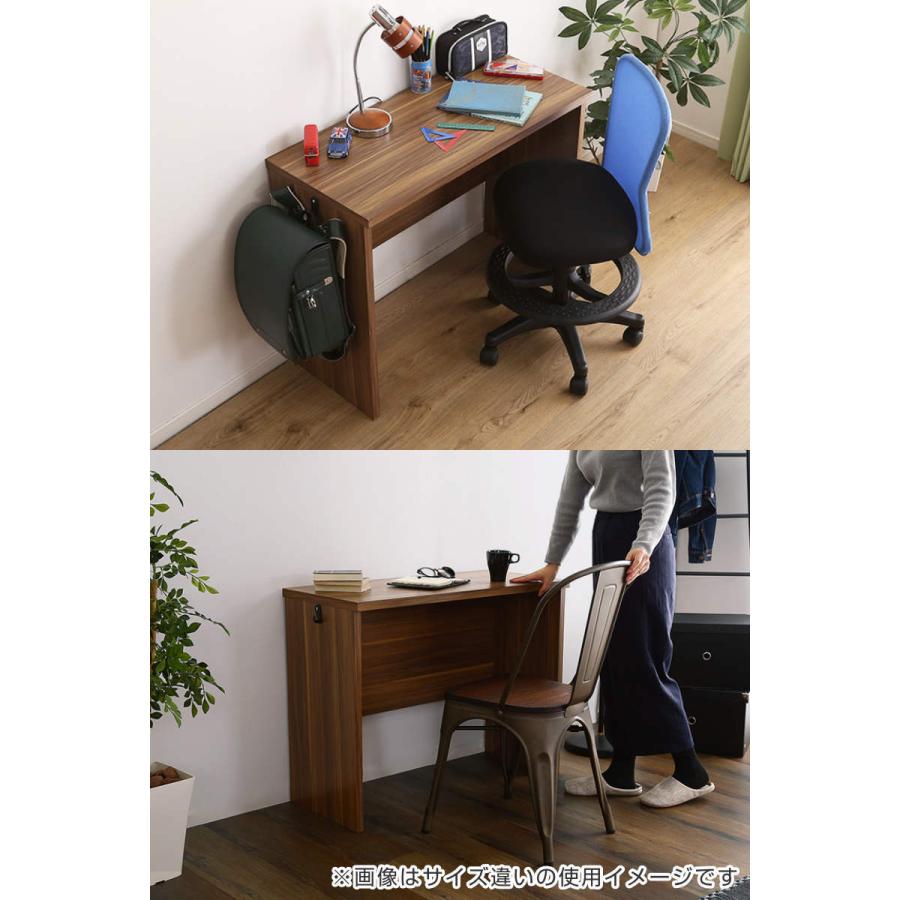 デスク 幅90cm 木目調 子供用 （ スリム 奥行40 パソコンデスク PCデスク 机 リビングデスク 学習机 勉強机 平机 リビング 子供 子ども ）_6