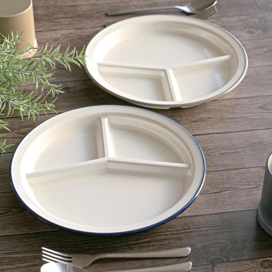 ランチプレート 26cm レトロモーダ プラスチック （ 食洗機対応 電子