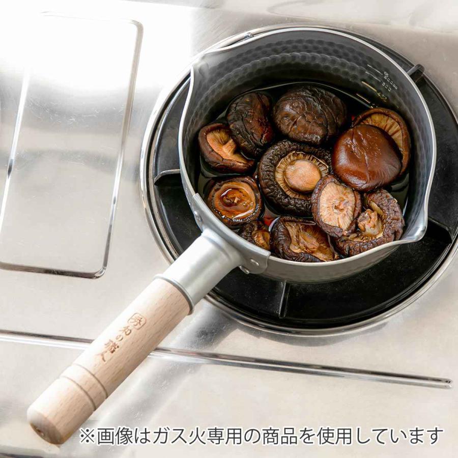 和の職人 IH対応 雪平鍋 16cm 日本製 （ 行平鍋 ガス火 IH 対応 アルミ