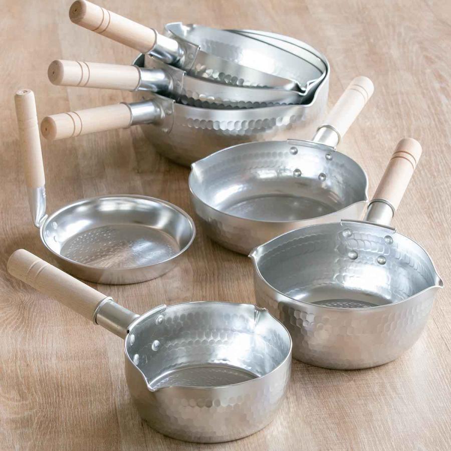 和の職人 IH対応 雪平鍋 16cm 日本製 （ 行平鍋 ガス火 IH 対応 アルミ