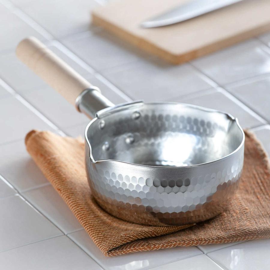 和の職人 IH対応 雪平鍋 16cm 日本製 （ 行平鍋 ガス火 IH 対応 アルミ