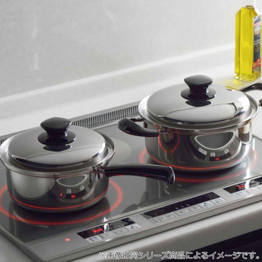 ヨシカワ 片手鍋 16cm IH対応 インテグレート ステンレス 日本製 ヨシカワ 片手鍋 16cm IH対応 インテグレート ステンレス 日本製