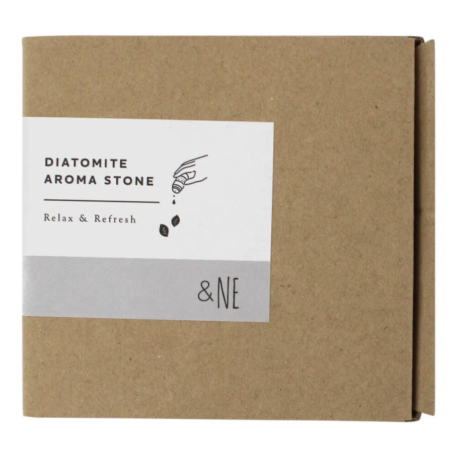 ＆NE &NE アロマストーン プレート付き珪藻土アロマストーン （ アロマ