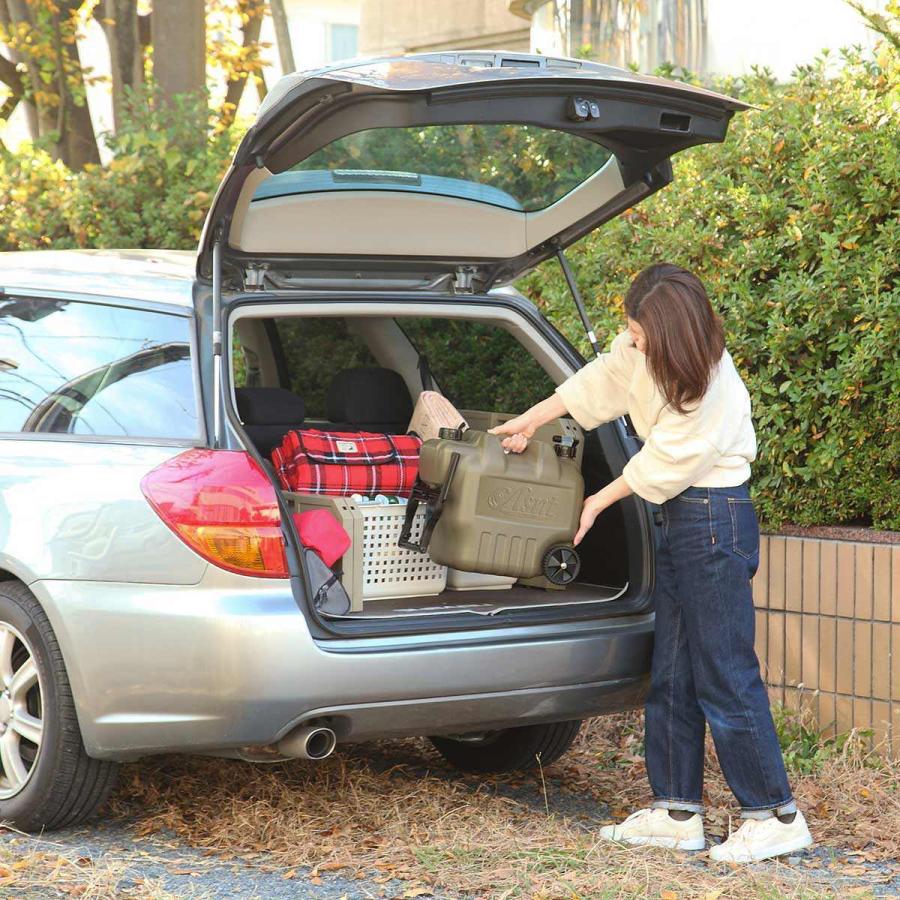 ウォータータンク 20L キャスター付き ASNTタンク 水専用 （ コック