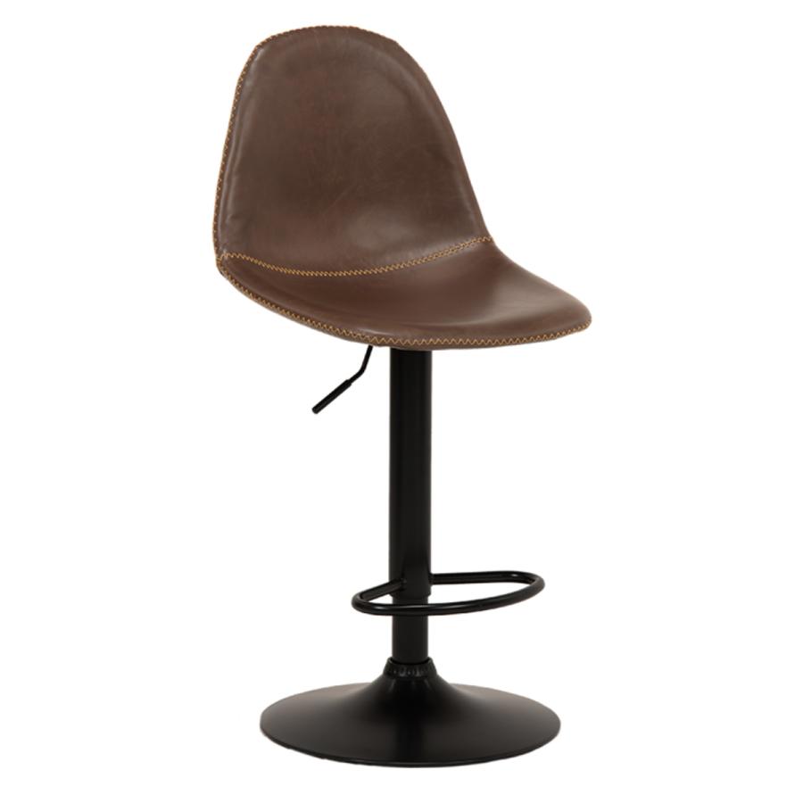 HAGiHARA（萩原） カウンターチェア 座面高58〜79cm レザー調 高さ調整