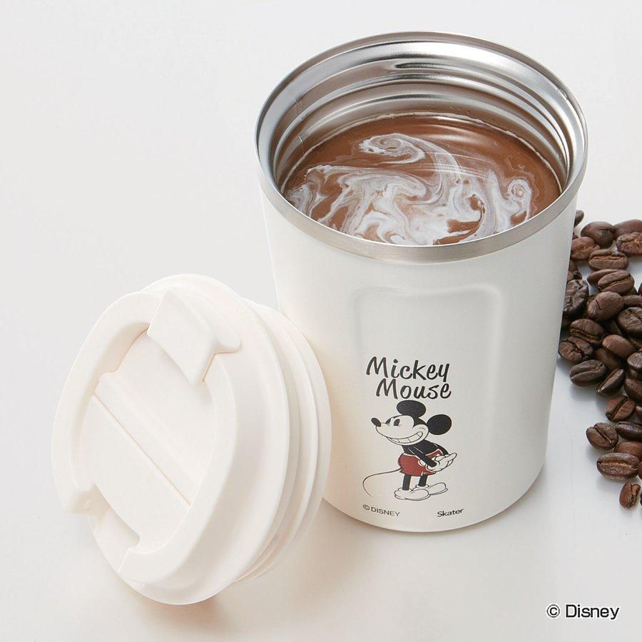タンブラー フタ付き 450ml コーヒータンブラー ミッキーマウス ステンレス （ ステンレスタンブラー ステンレス製 保温 保冷 カップ コップ ）