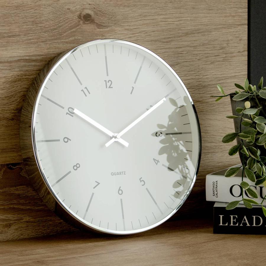 アントレックス 掛け時計 BLUEANT クラシッククロック ホワイト