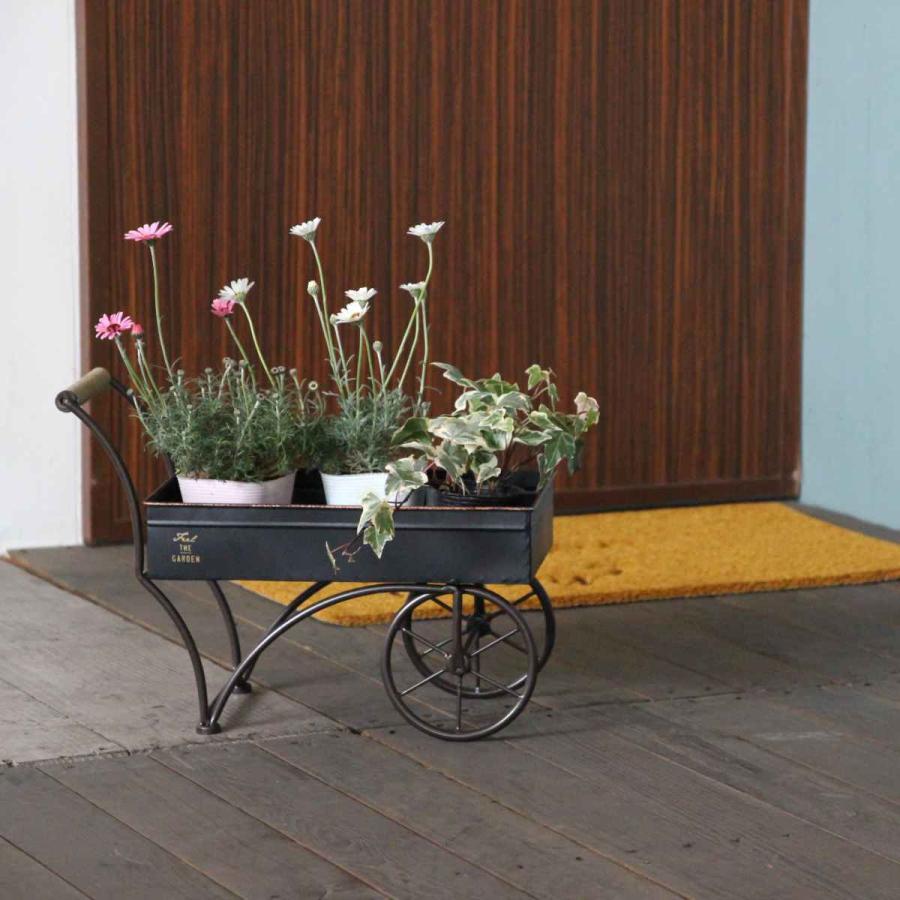 SPICE of Life フラワースタンド Noir ブリキカート （ 花台