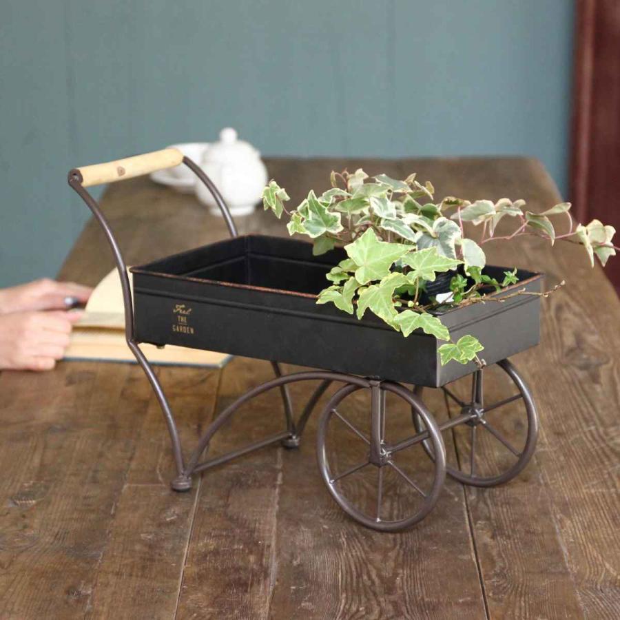 SPICE of Life フラワースタンド Noir ブリキカート （ 花台
