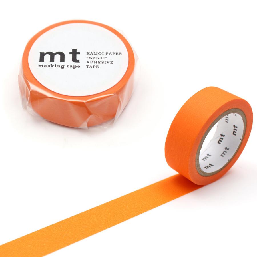 マスキングテープ mt 無地 幅15mm×7m （ マステ カモ井 カモ井加工紙