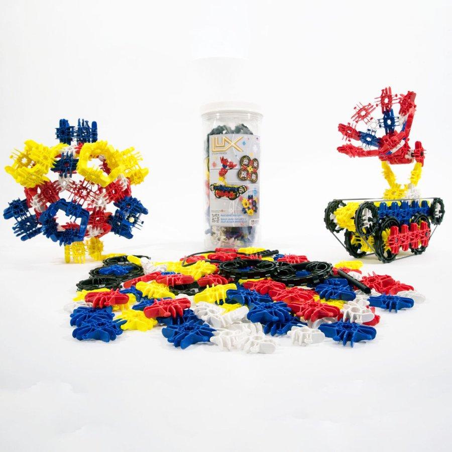 Steam ラックスブロックス 知育玩具 プライマー 女の子 男の子 知育おもちゃ アメリカ製 5歳以上 Blox Lux おもちゃ ブロック 111ピース入り ベーシック ブロック 名作 Themtransit Com