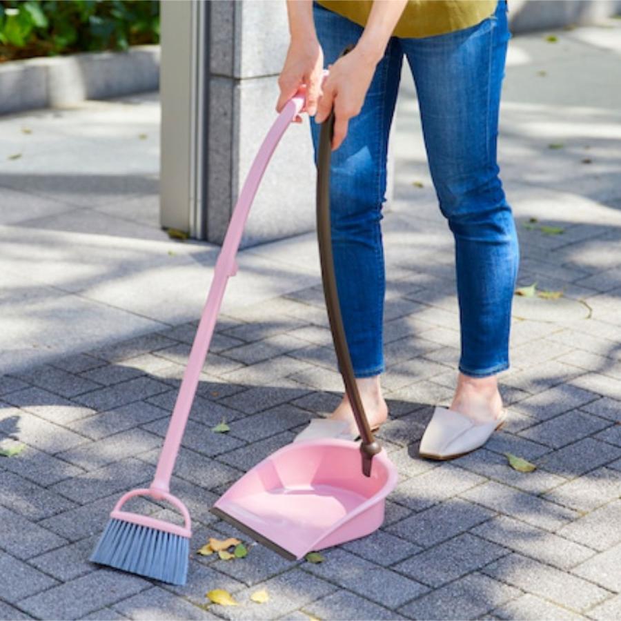 ほうきちりとりセット Becco チリトリ ほうき ちりとり セット 箒 おしゃれ 屋外 屋内 玄関 掃除セット ホウキ ベランダ 掃き掃除 掃除 コンパクト 3952 お弁当グッズのカラフルボックス 通販 Yahoo ショッピング