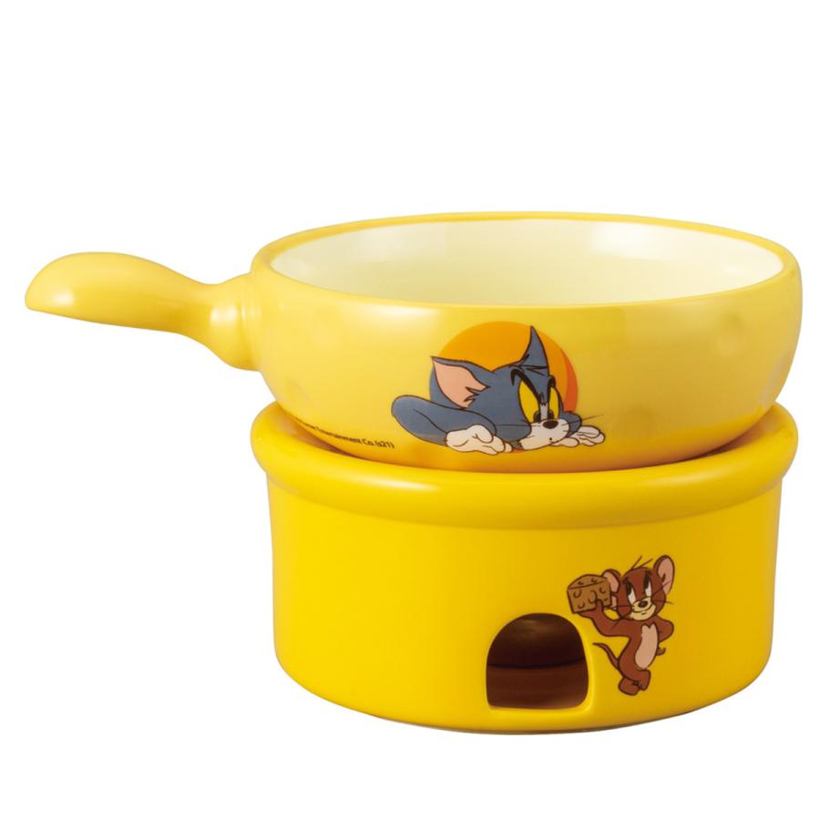 サンアート チーズフォンデュ鍋 370ml トムとジェリー 磁器