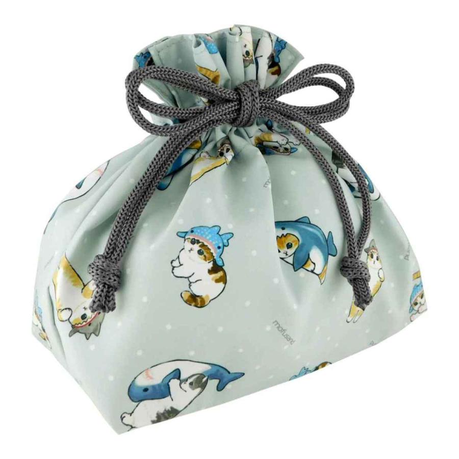 東亜金属 弁当袋 巾着 mofusand （ モフサンド お弁当袋 給食袋 巾着袋