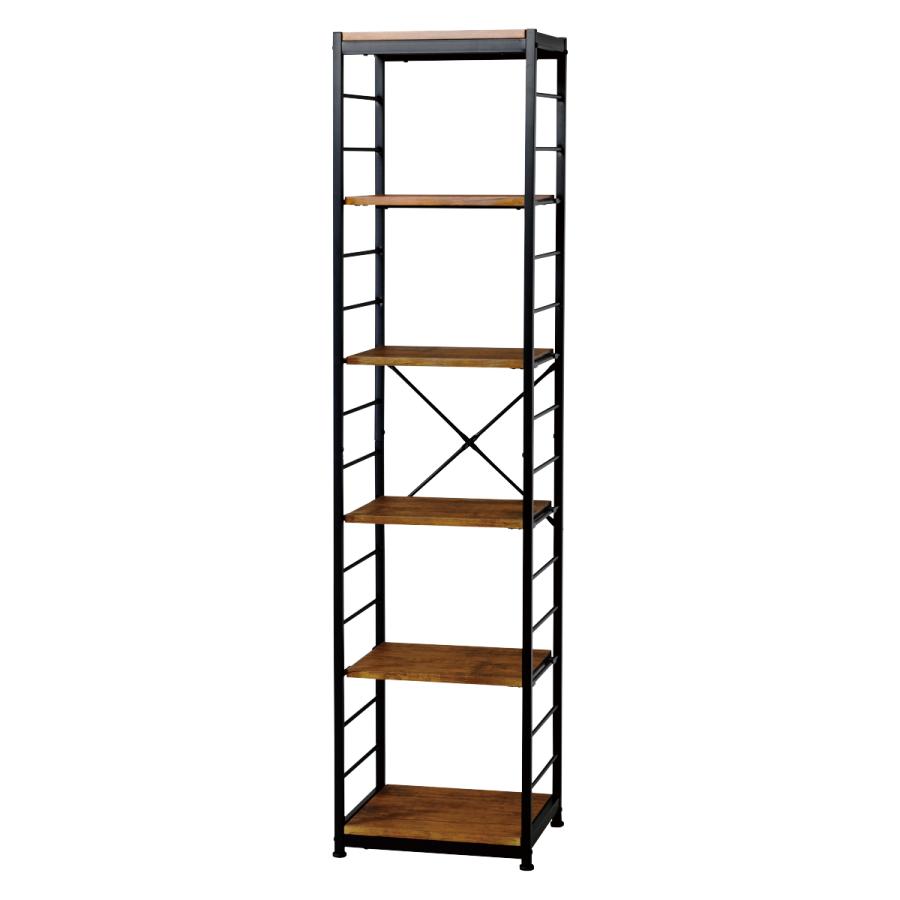 ヴィンテージ　アンティーク　オープンシェルフ　オープンラック　本棚 すっきりしたデザインで使いやすいアンティーク調のオープンラック