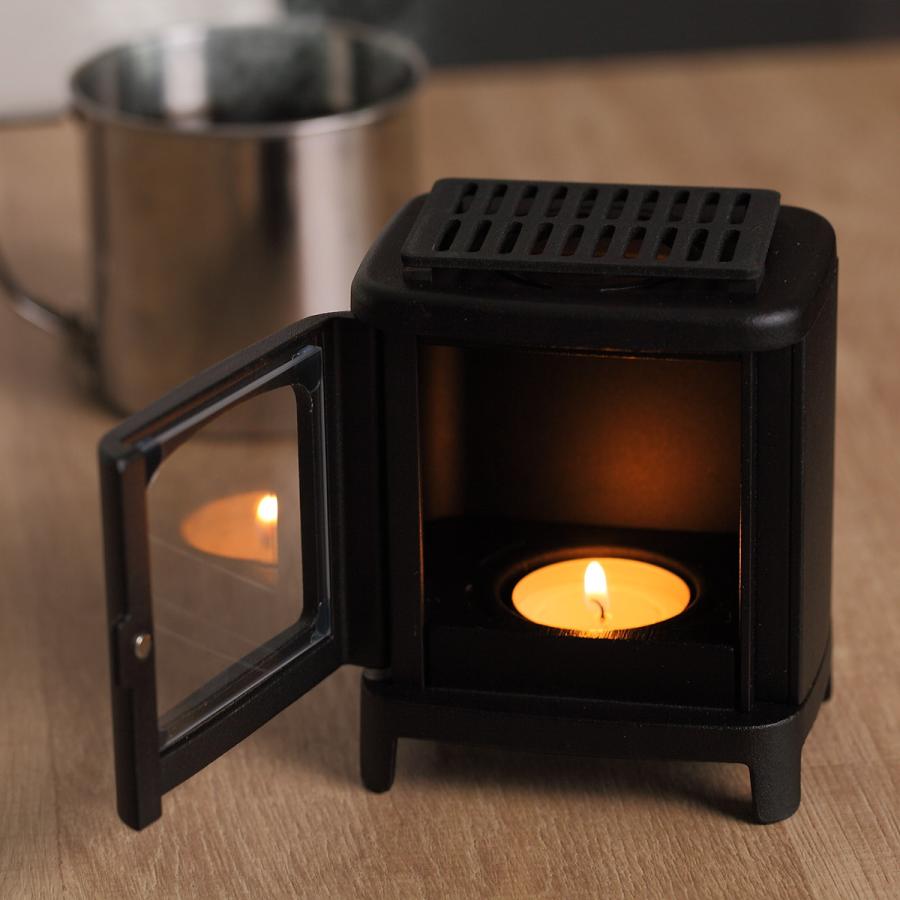 カメヤマキャンドル ちいさなまきストーブセット （ ミニ 薪