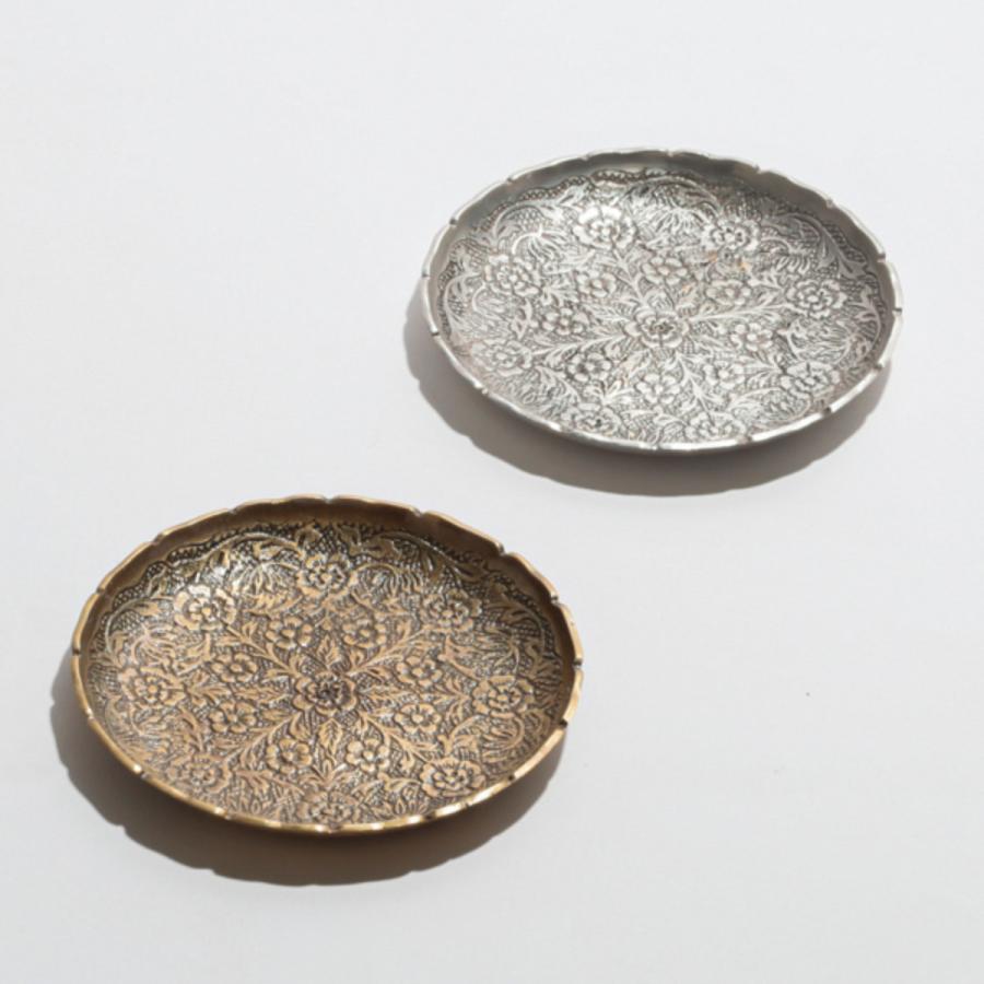 アクセサリートレー ブラスラウンドプレートL （ 小物入れ トレー