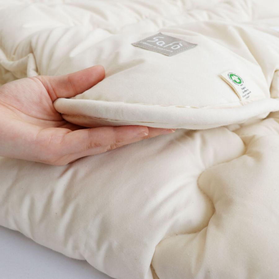 敷き布団 セミダブル safo オーガニック 120×205cm 綿100％ （ サフォ