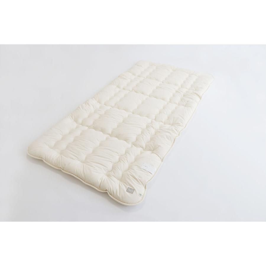 敷き布団 セミダブル safo オーガニック 120×205cm 綿100％ （ サフォ